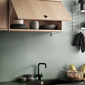 Armadietto con apertura verso l'alto String - Beige, 78x30 cm - String