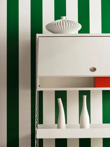 Armadietto con apertura verso l'alto String - Bianco, 58x30 cm - String