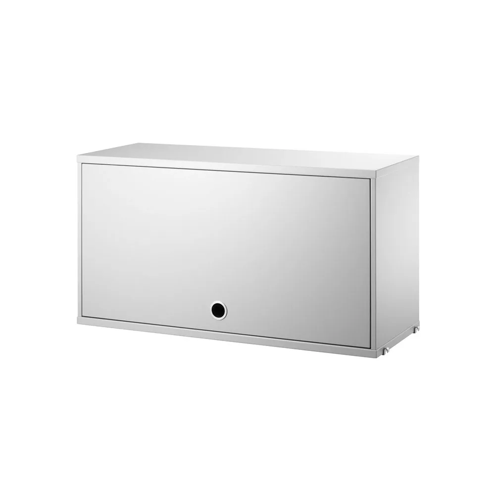 Armadietto con apertura verso l'alto String, Grigio, 78x30 cm String