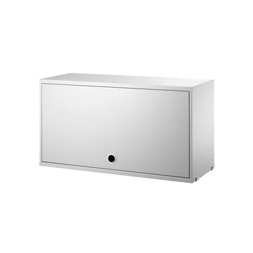 Armadietto con apertura verso l'alto String - Grigio, 78x30 cm - String