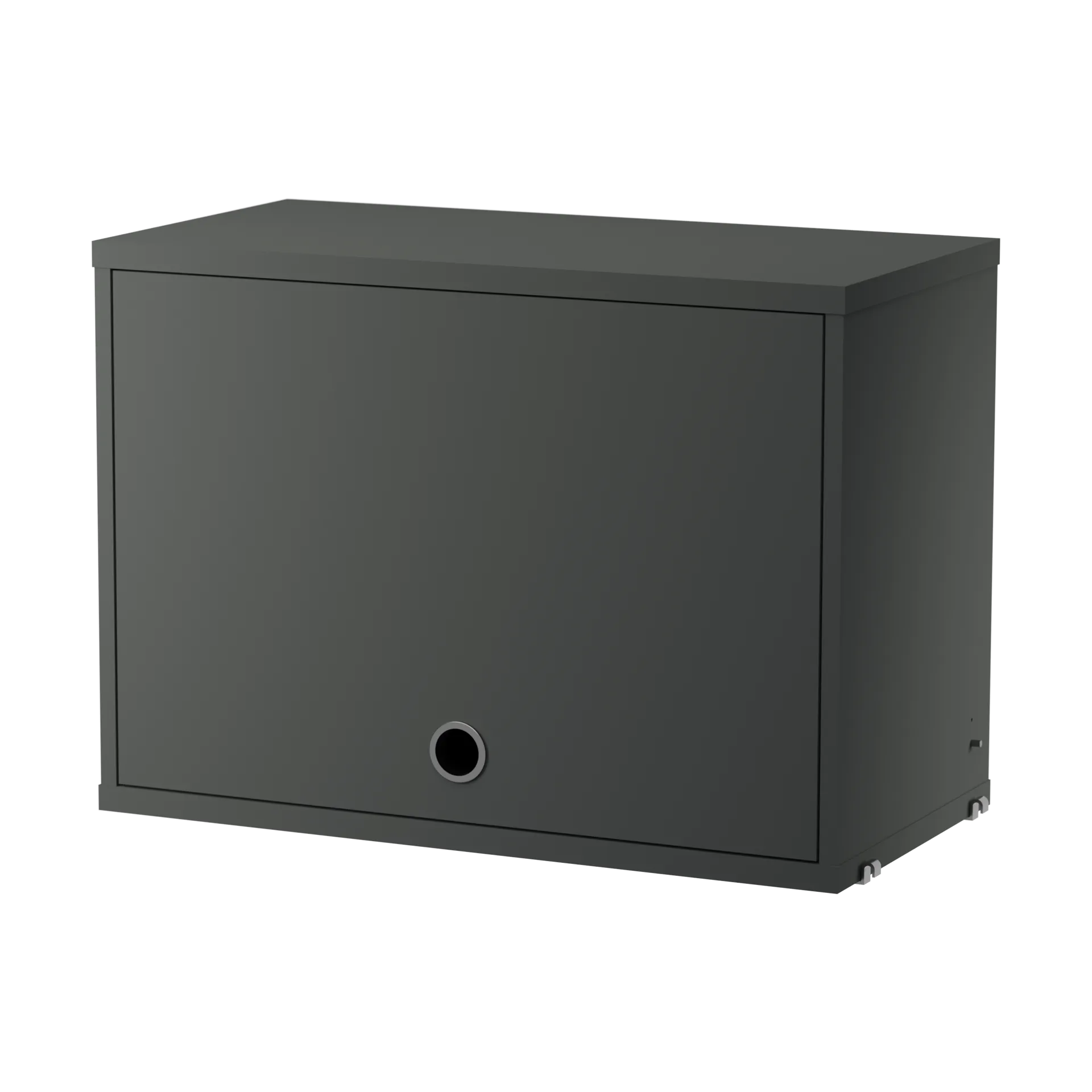 Armadietto con apertura verso l'alto String, Grigio scuro, 58x30 cm String