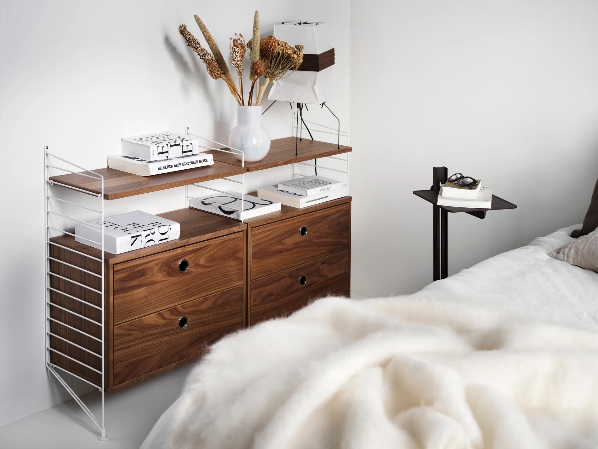 Armadietto String, bianco, 58x30 cm String