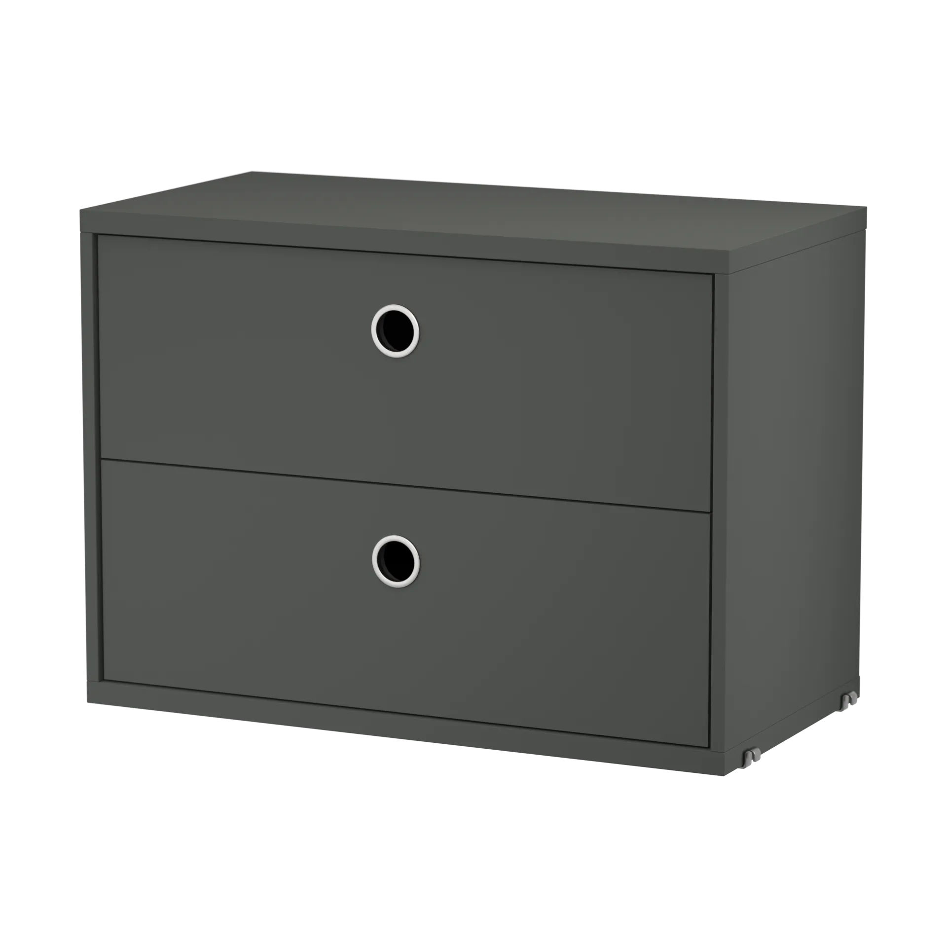 Armadietto String, Grigio scuro, 58x30 cm String