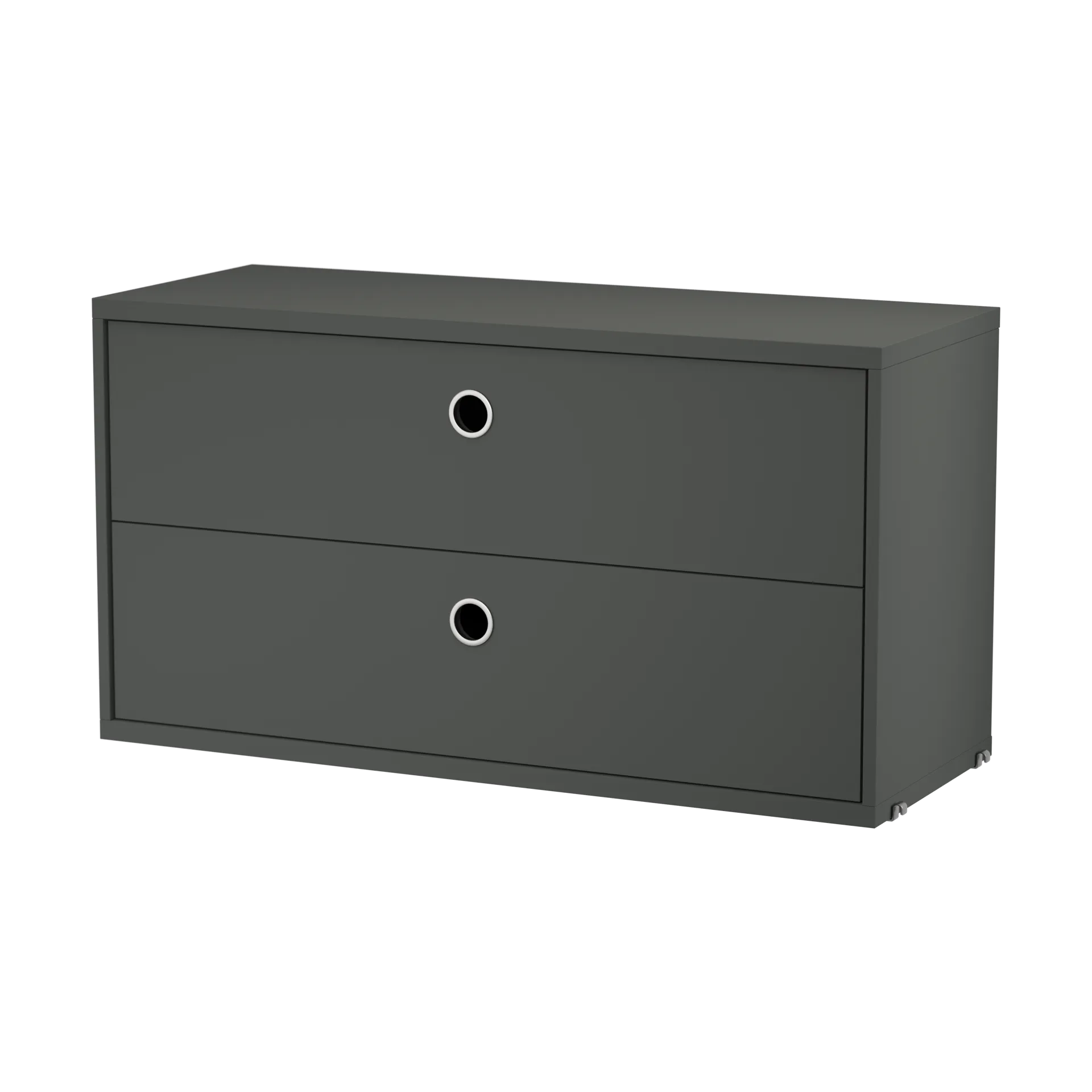 Armadietto String, Grigio scuro, 78x30 cm String