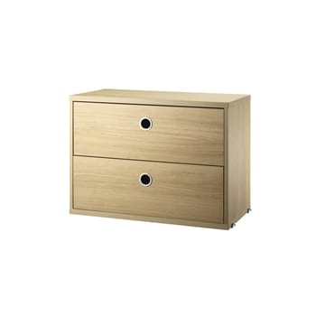 Armadietto String - rovere, 58x30 cm - String