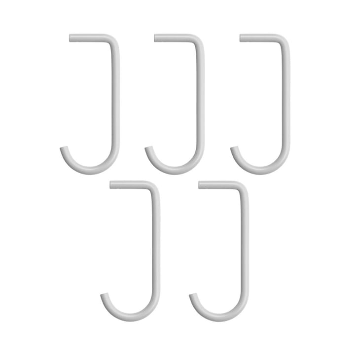 Gancio a J String - grigio, 5 pezzi - String
