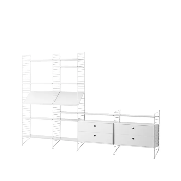 Libreria String combinazione C - bianco - String