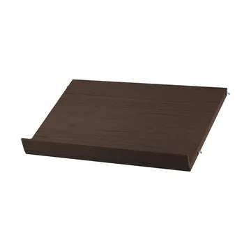 Mensola portariviste String - Rovere scuro, 58x30 cm - String