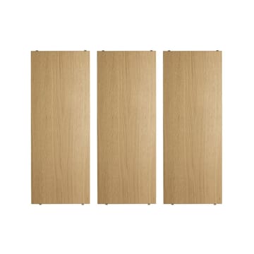 Mensola String - rovere, 78x30 cm, 3 pezzi - String