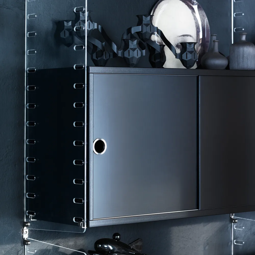 Montante da parete String Plex, trasparente, 50x30 cm, 2 pezzi String