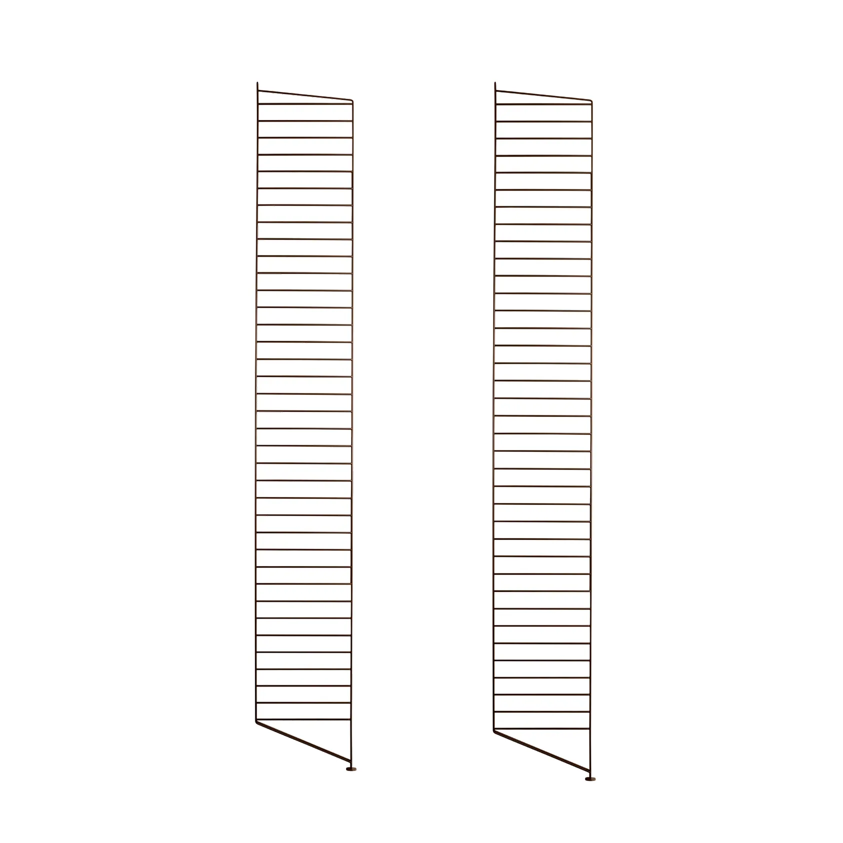 Montante da pavimento String, marrone, 200x30 cm, 2 pezzi String