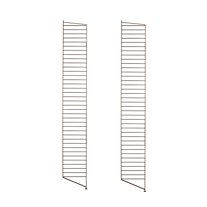 Montante da pavimento String - marrone, 85x30 cm, 2 pezzi - String