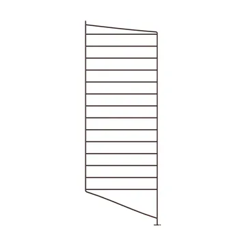 Montante da pavimento String - Marrone scuro, 85x30 cm, confezione da 1 - String