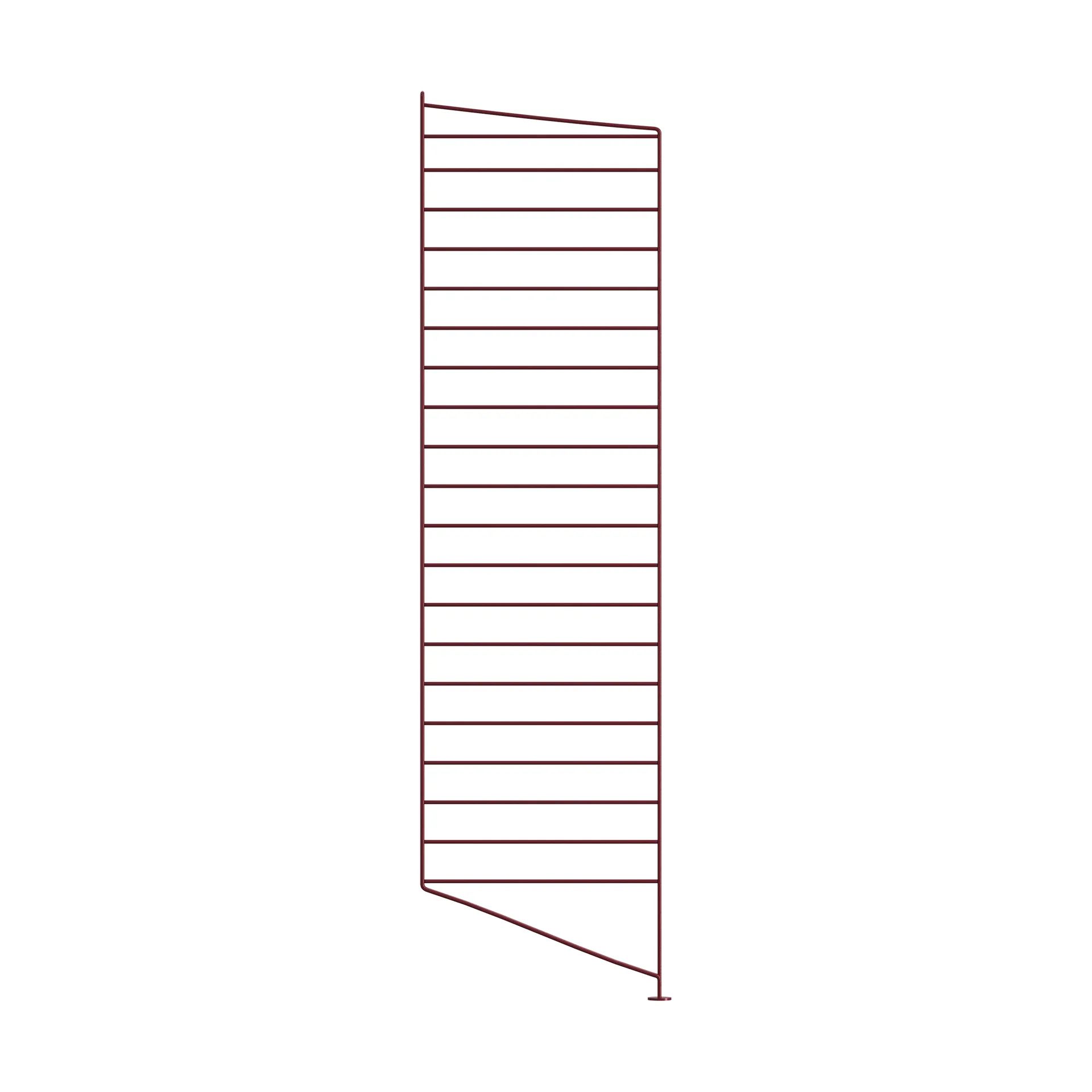 Montante da pavimento String, Rosso scuro, 115x30 cm, confezione da 1 String