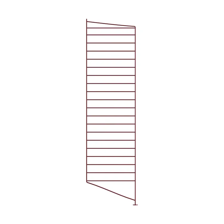 Montante da pavimento String - Rosso scuro, 115x30 cm, confezione da 1 - String