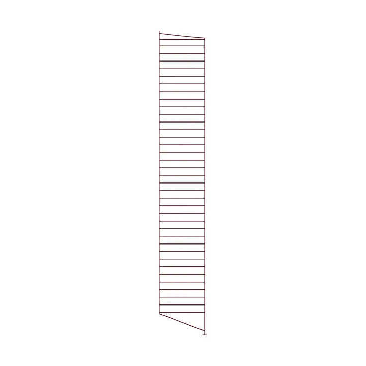 Montante da pavimento String - Rosso scuro, 200x30 cm, confezione da 1 - String