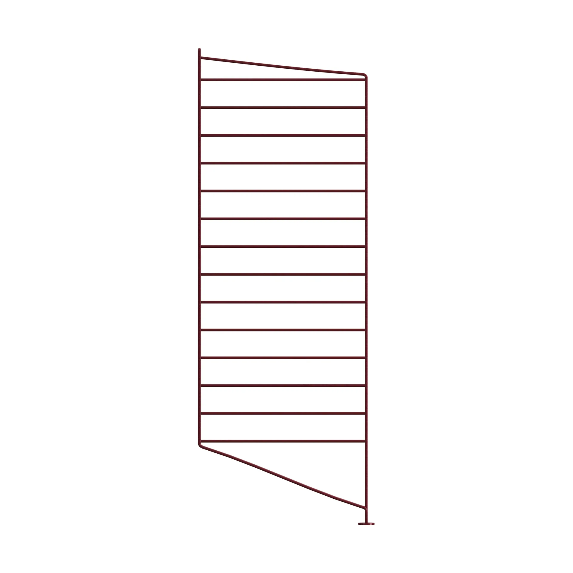 Montante da pavimento String, Rosso scuro, 85x30 cm, confezione da 1 String
