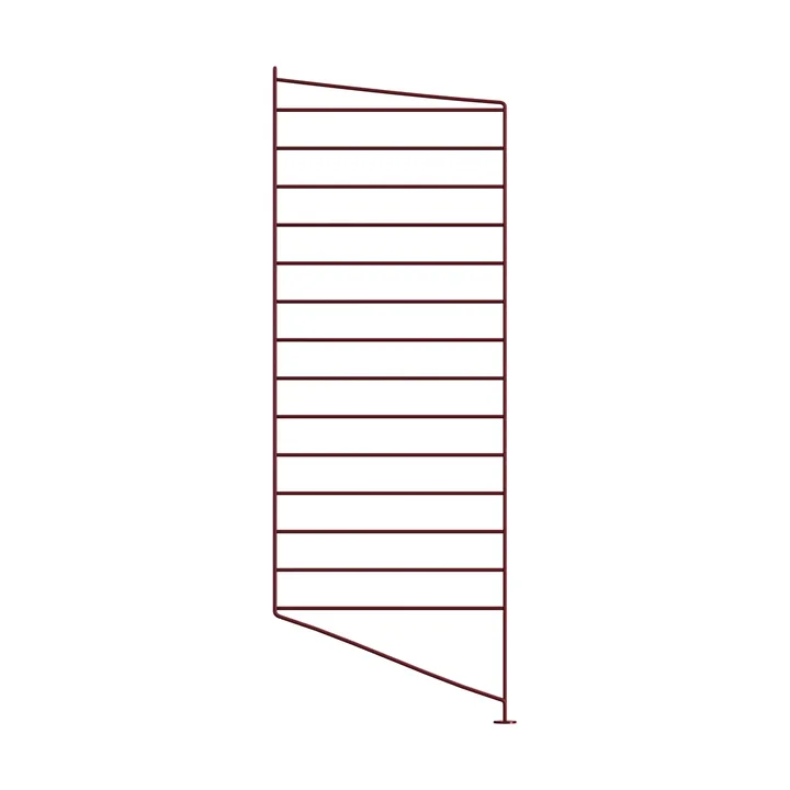 Montante da pavimento String - Rosso scuro, 85x30 cm, confezione da 1 - String