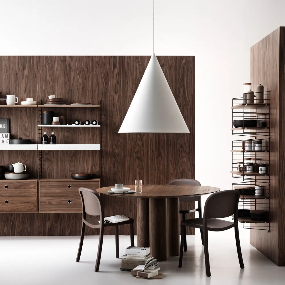 Montante laterale mensola String, Beige, 50x20 cm, 1 pezzo String