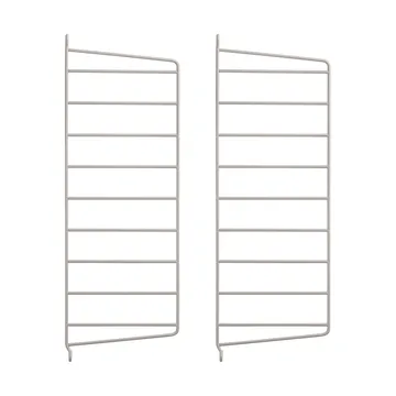 Montante laterale mensola String - Beige, 50x20 cm, 2 pezzi - String