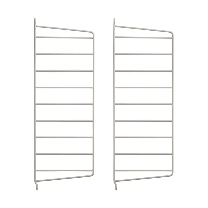 Montante laterale mensola String - Beige, 50x20 cm, 2 pezzi - String