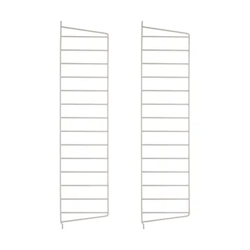 Montante laterale mensola String - Beige, 75x20 cm, 2 pezzi - String