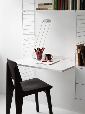 Montante laterale mensola String - Bianco, 75x30 cm, 1 pezzo - String