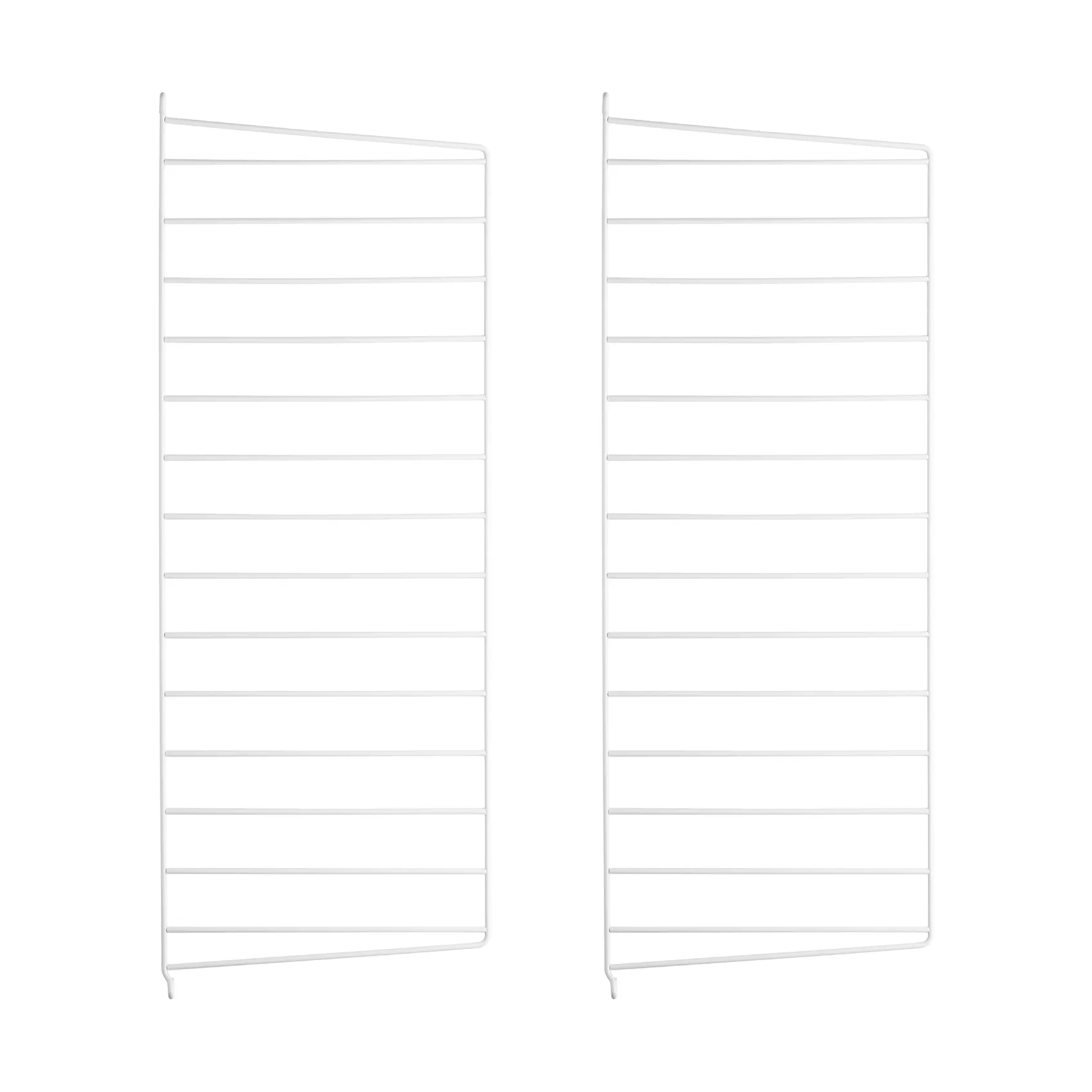 Montante laterale mensola String, Bianco, 75x30 cm, 2 pezzi String
