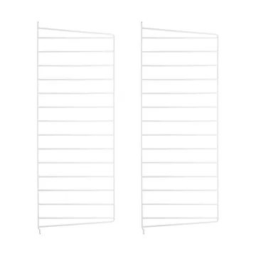 Montante laterale mensola String - Bianco, 75x30 cm, 2 pezzi - String