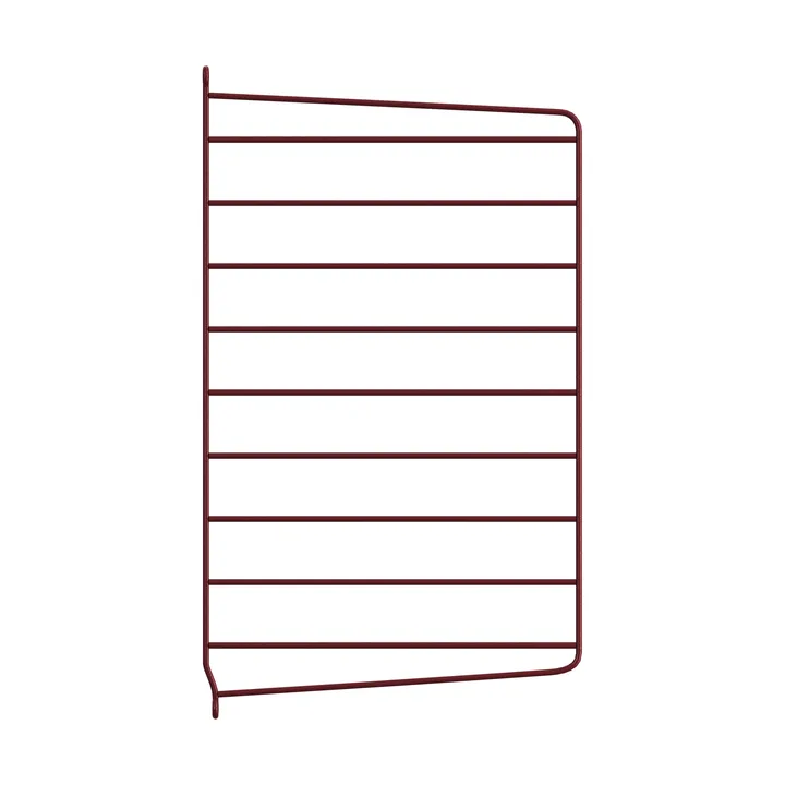 Montante laterale mensola String - Borgogna scuro, 50x30 cm, confezione da 1 pezzo - String