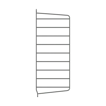 Montante laterale mensola String - Grigio scuro, 50x20 cm, 1 pezzo - String