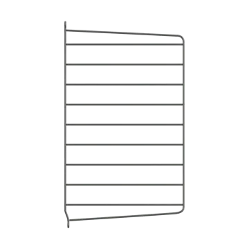 Montante laterale mensola String - Grigio scuro, 50x30 cm, 1 pezzo - String