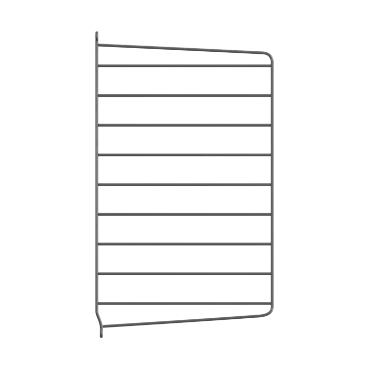 Montante laterale mensola String - Grigio scuro, 50x30 cm, 1 pezzo - String