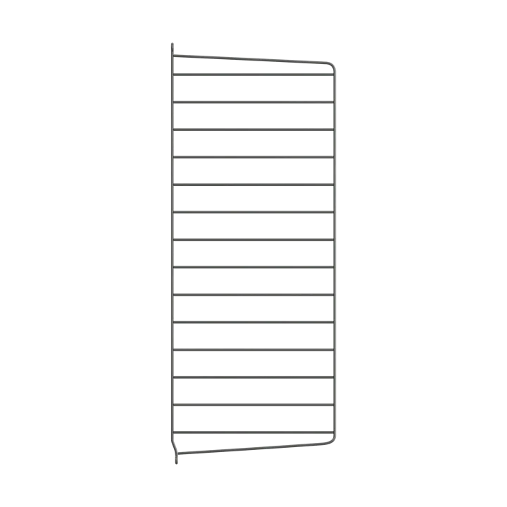 Montante laterale mensola String - Grigio scuro, 75x30 cm, 1 pezzo - String