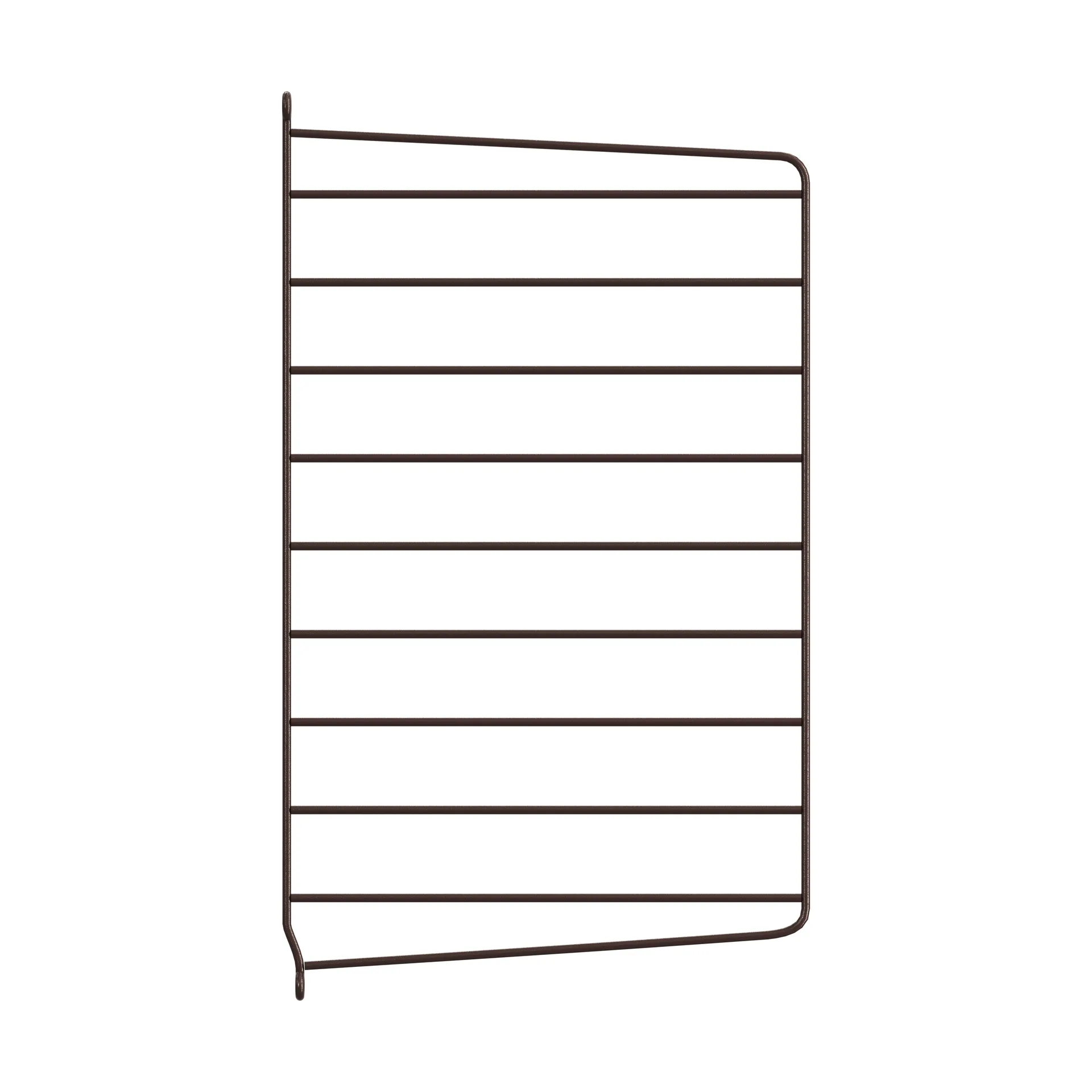 Montante laterale mensola String, Marrone scuro, 50x30 cm, confezione da 1 String