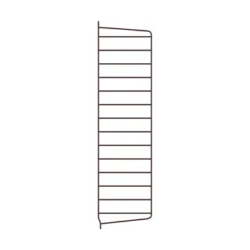 Montante laterale mensola String - Marrone scuro, 75x20 cm, confezione da 1 - String