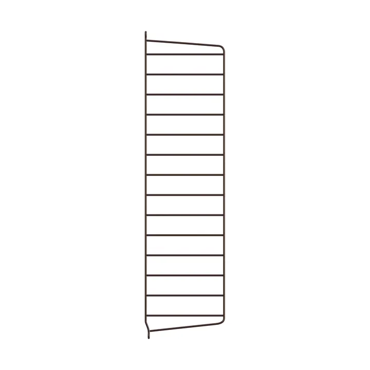 Montante laterale mensola String - Marrone scuro, 75x20 cm, confezione da 1 - String