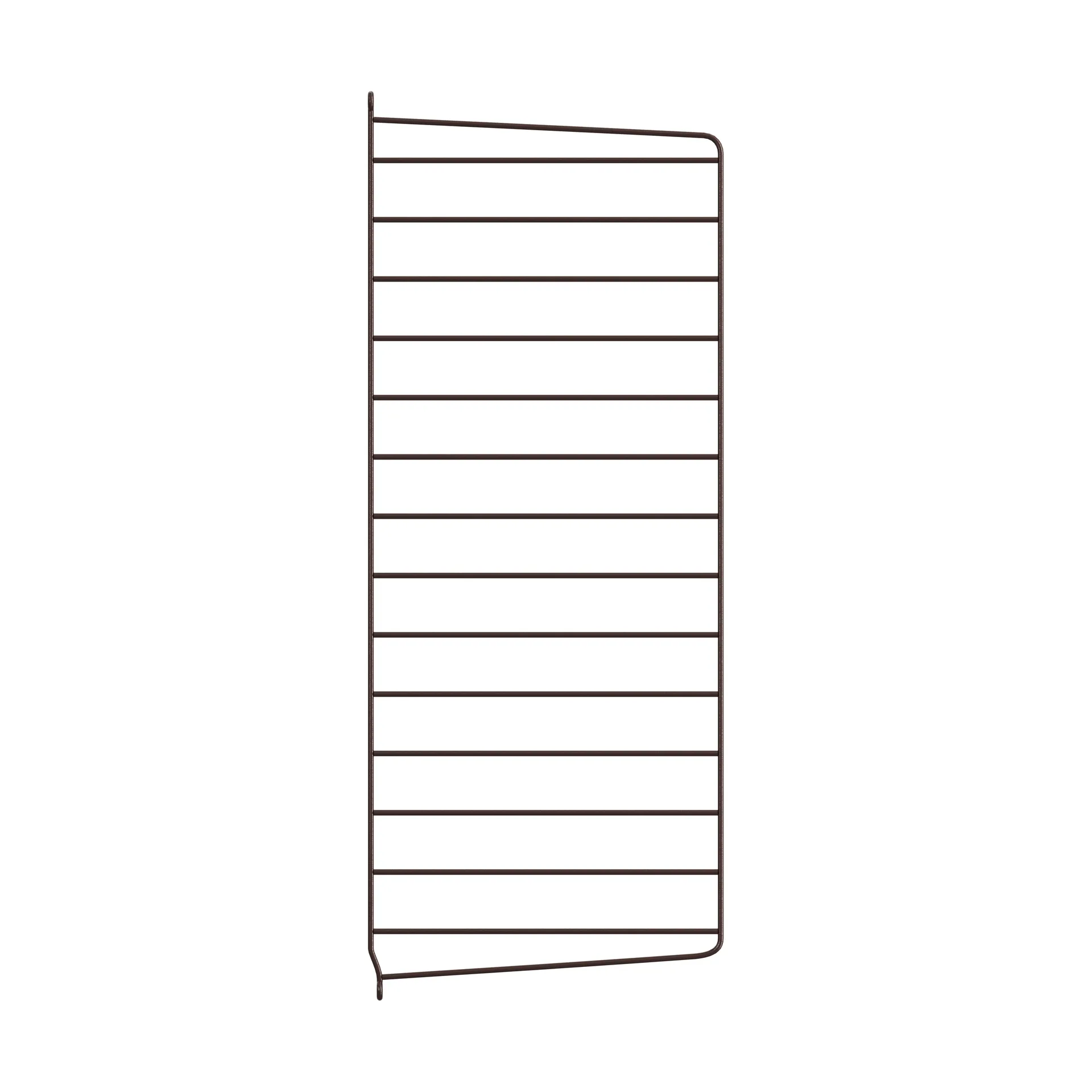 Montante laterale mensola String, Marrone scuro, 75x30 cm, confezione da 1 String