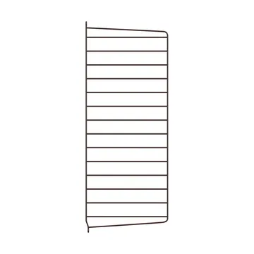 Montante laterale mensola String - Marrone scuro, 75x30 cm, confezione da 1 - String