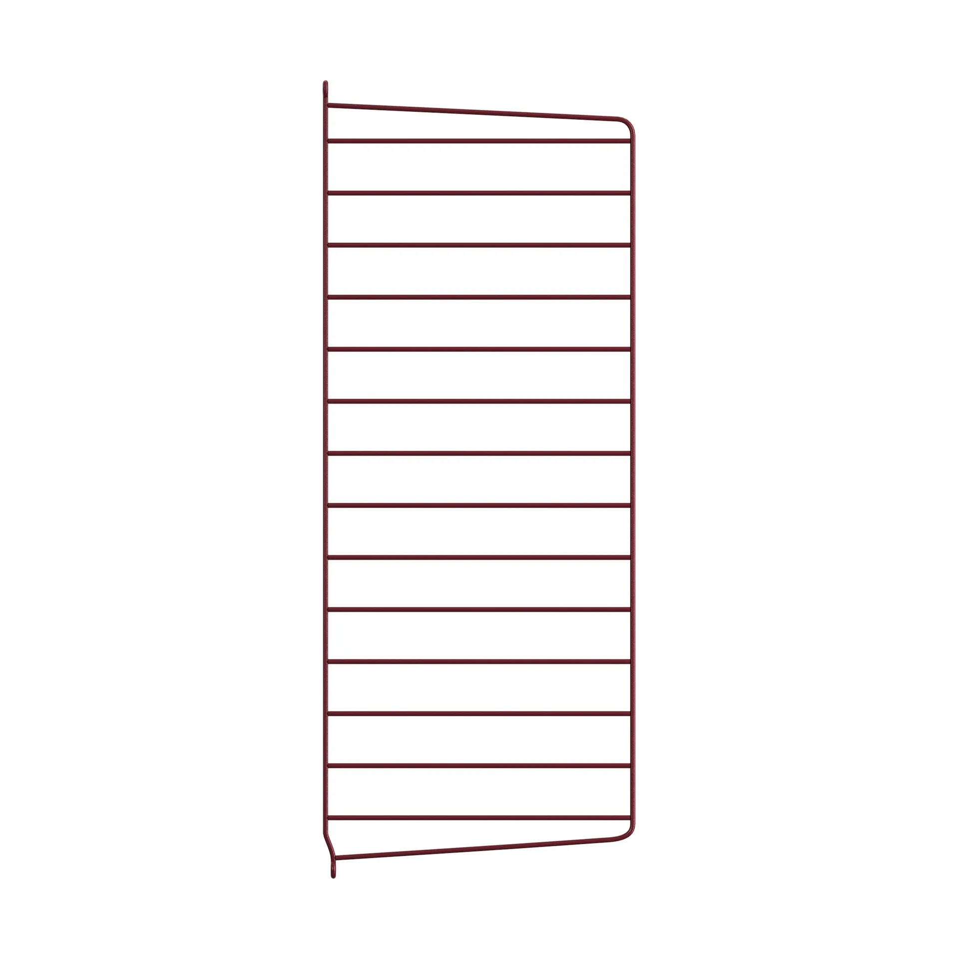Montante laterale mensola String, Rosso scuro, 75x30 cm, confezione da 1 String