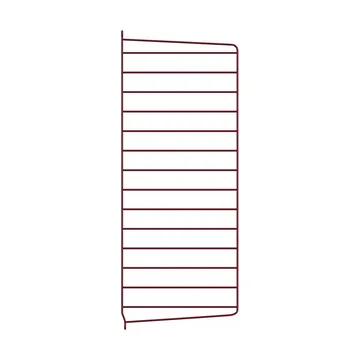 Montante laterale mensola String - Rosso scuro, 75x30 cm, confezione da 1 - String