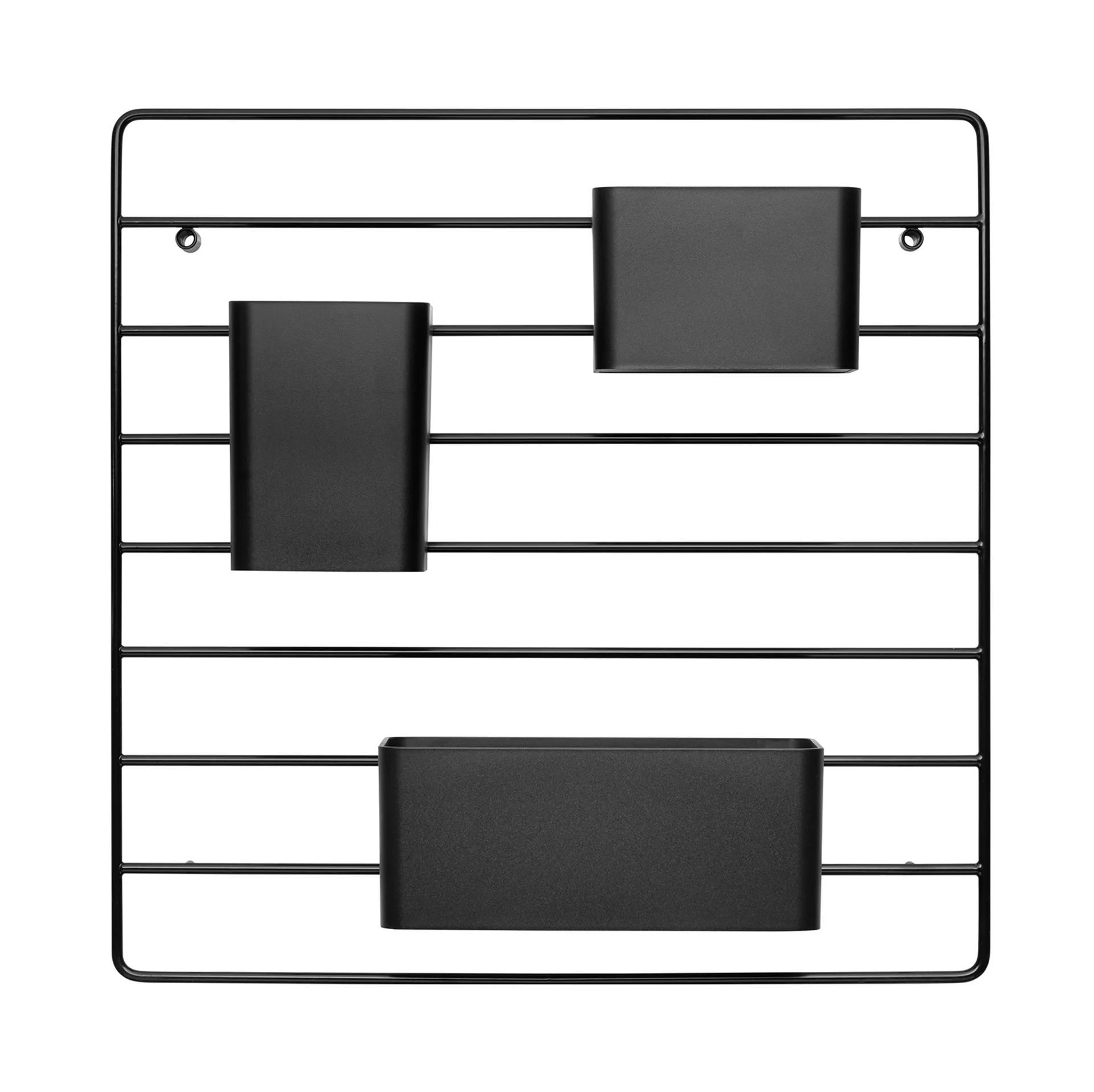 Organizer Grid 3 pezzi, Nero String