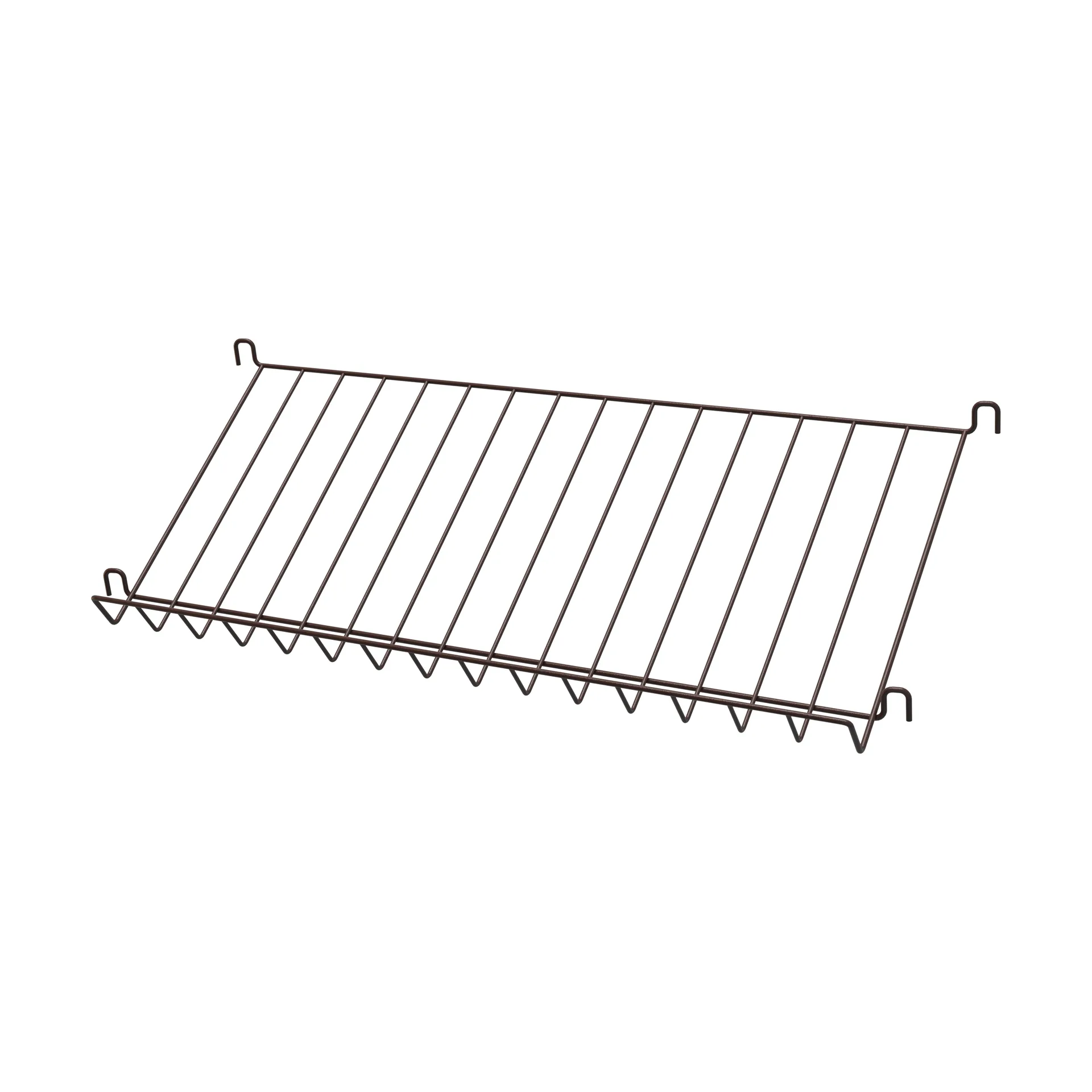 Portariviste in filo metallico String, Marrone scuro, 78x30 cm String