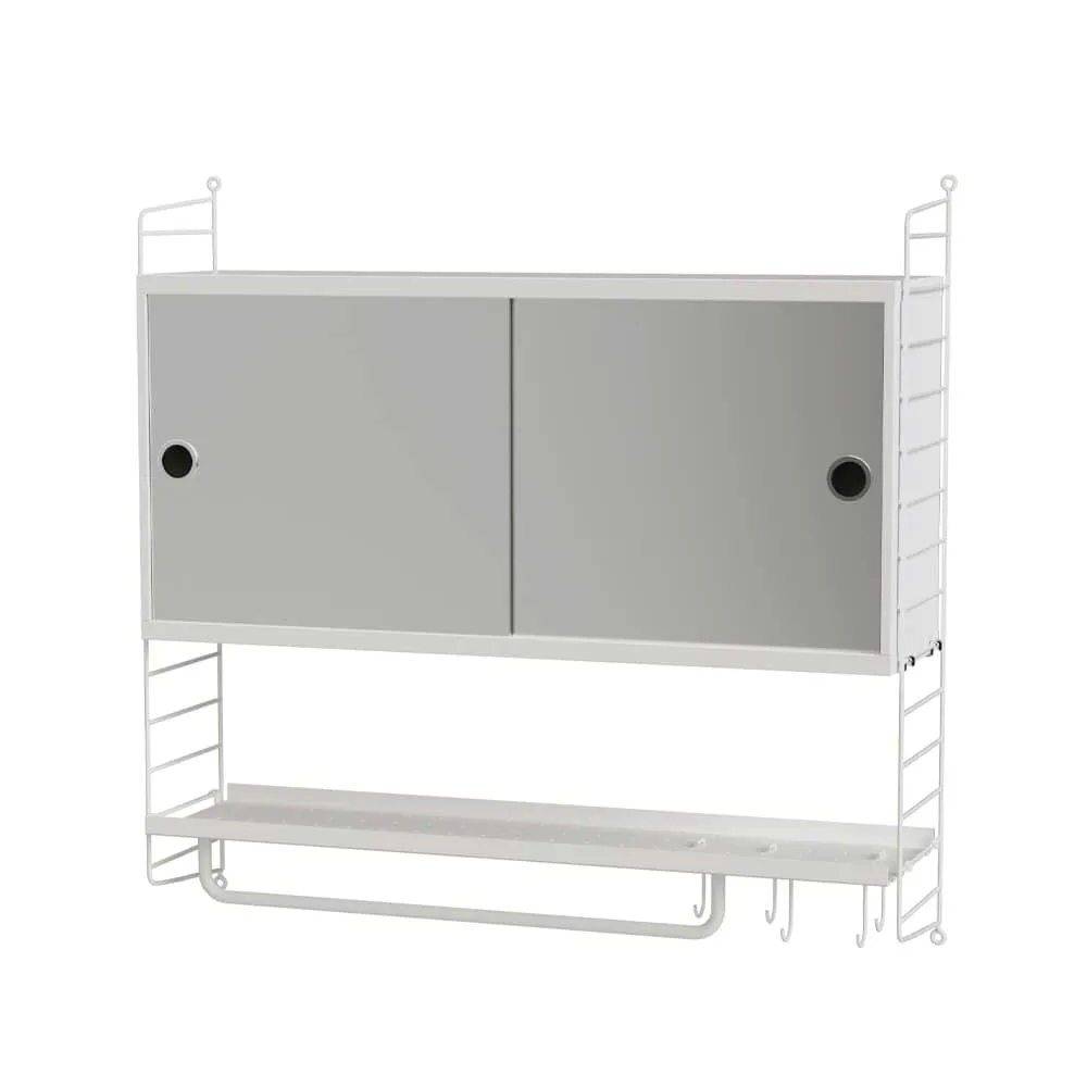 Scaffale da bagno String combinazione A - bianco String