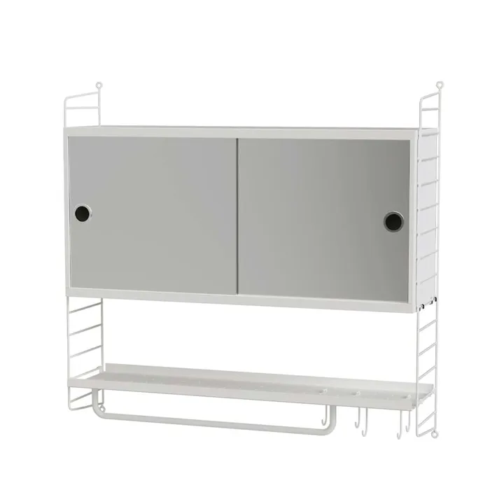 Scaffale da bagno String combinazione A - bianco - String