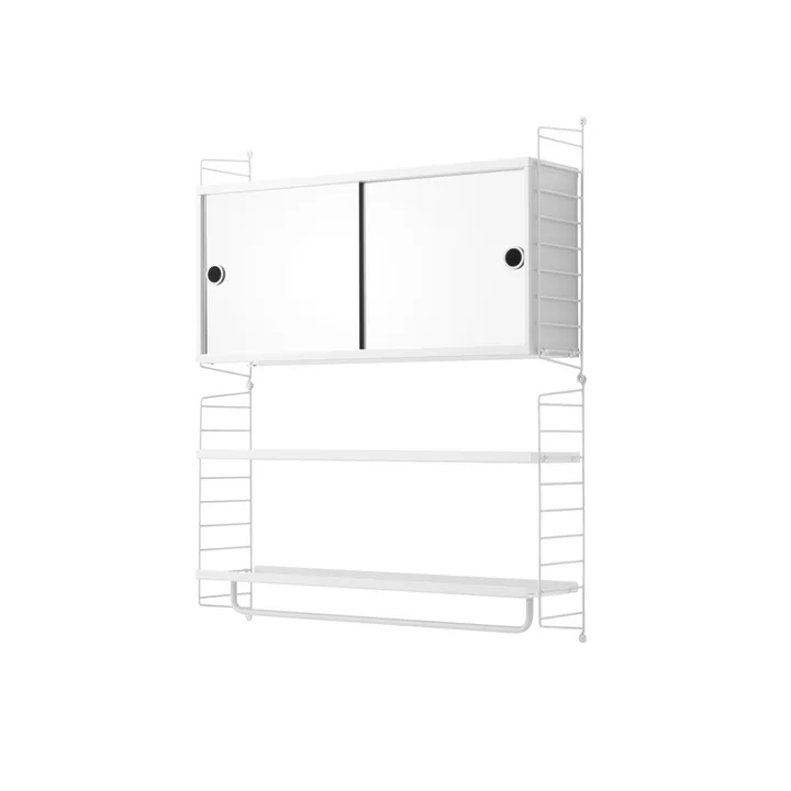 Scaffale da bagno String combinazione A - bianco - String