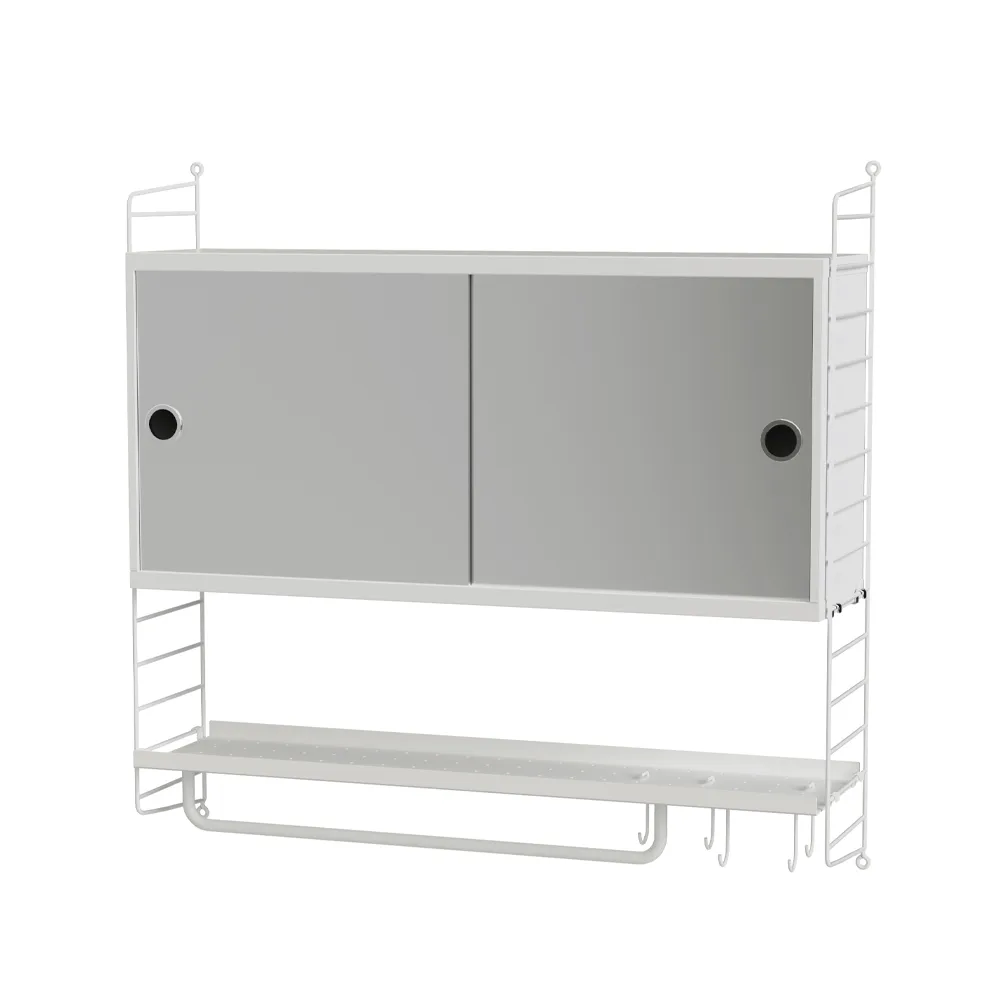 Scaffale da bagno String combinazione A - bianco String