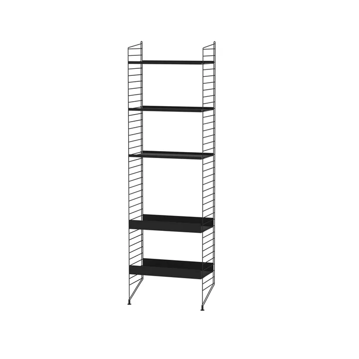 Scaffale da bagno String combinazione I - nero - String