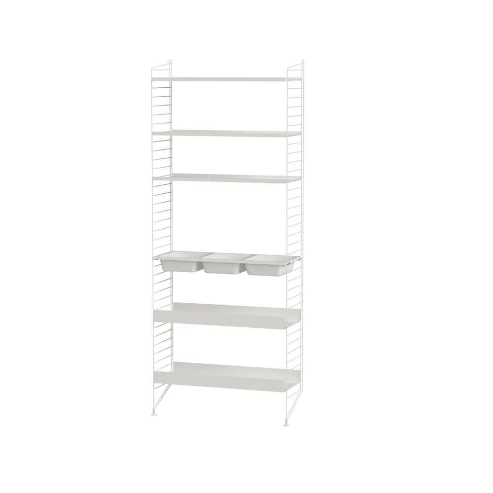 Scaffale da bagno String combinazione L - bianco String