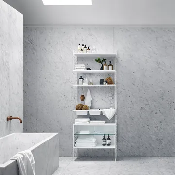Scaffale da bagno String combinazione L - bianco - String